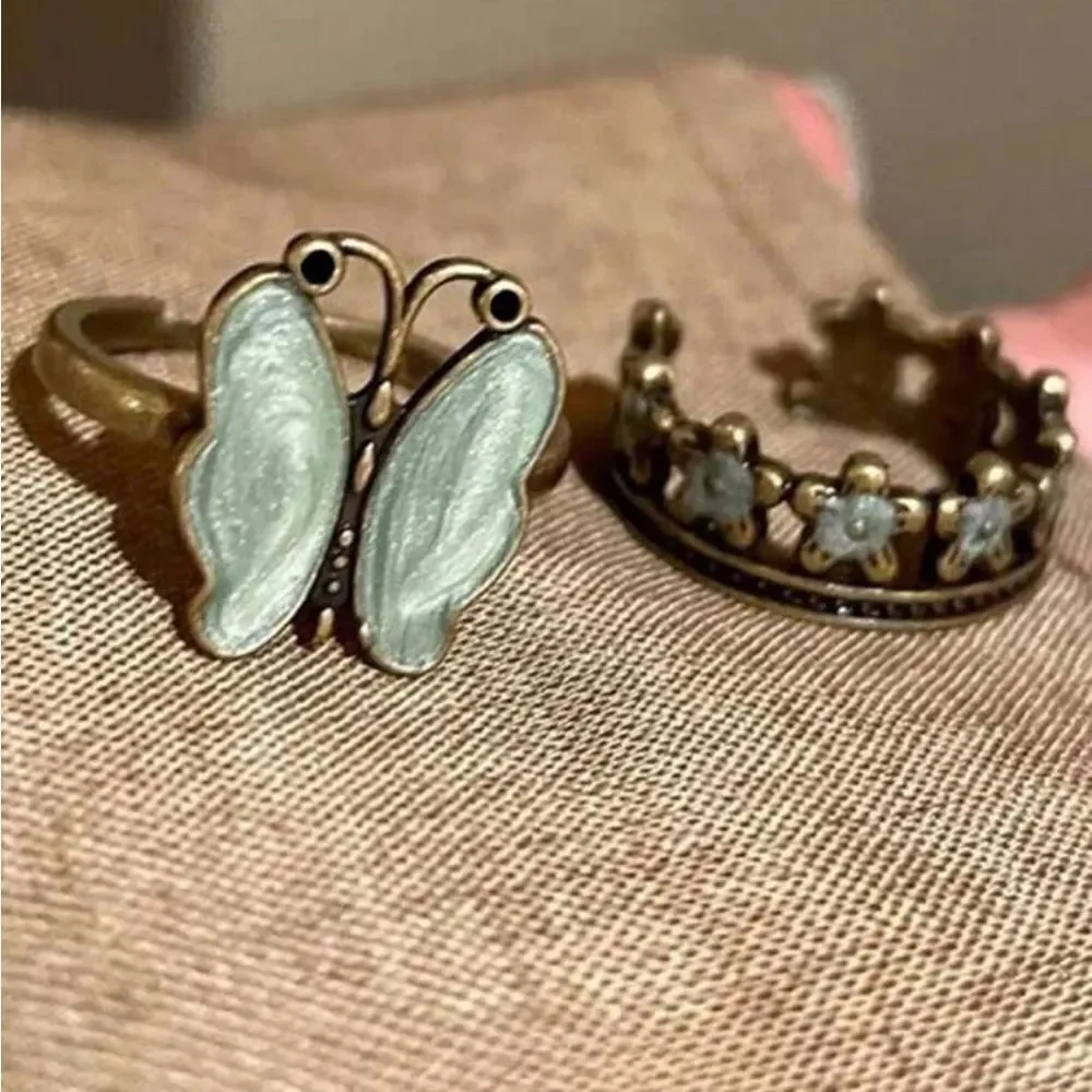 Boho ring set #1703